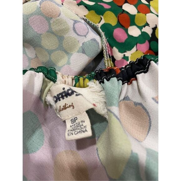 Anthropologie x Porridge Floral Puff-Sleeved Maxi Dress Size SP - Picture 7 of 8